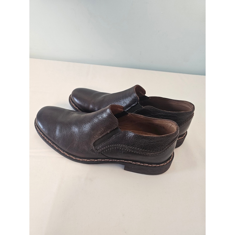 [Artisan] John Varvatos Slip On Loafer Mens 9.5 Dark Brown Leather F1334L3 Italy